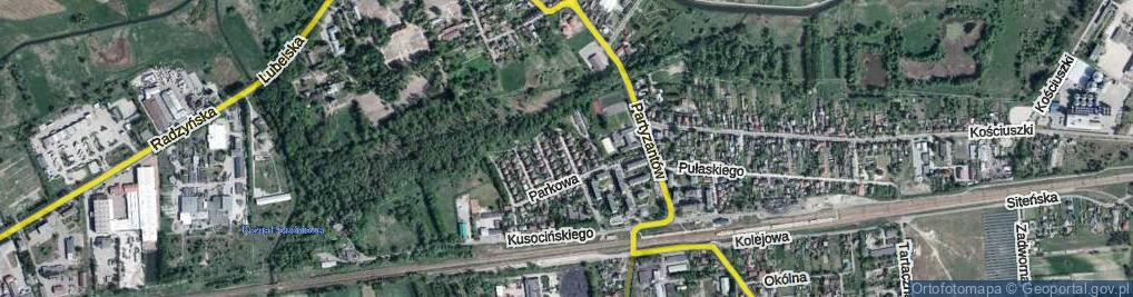 Zdjęcie satelitarne Grottgera Artura ul.